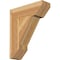 Ekena Millwork Traditional Slat Rough Sawn Bracket, Western Red Cedar, 6"W x 20"D x 24"H BKT06X20X24TRA06RWR - alternate 1
